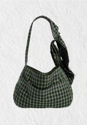 Bolso verde de tela